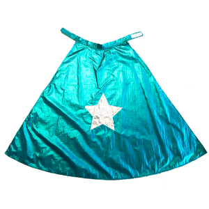 Cape justicier – Vert & Argent