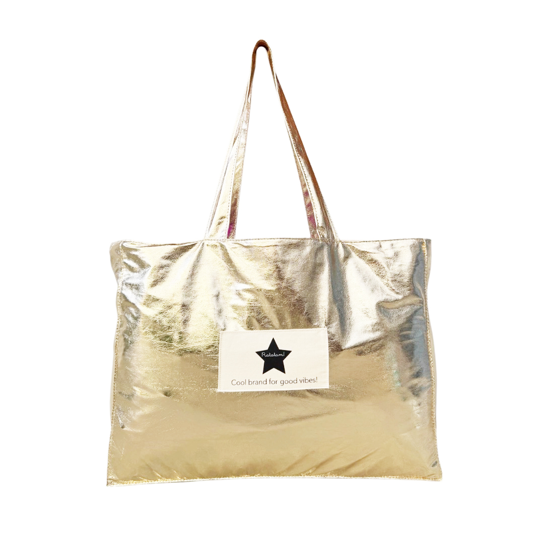 Le grand sac irisé Nova – Doré – Image 2
