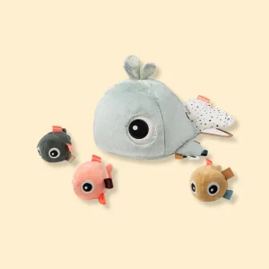 jouet d'éveil cache-cache baleine