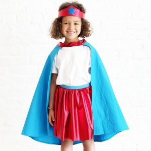 Le kit 3 pièces super girl bleu