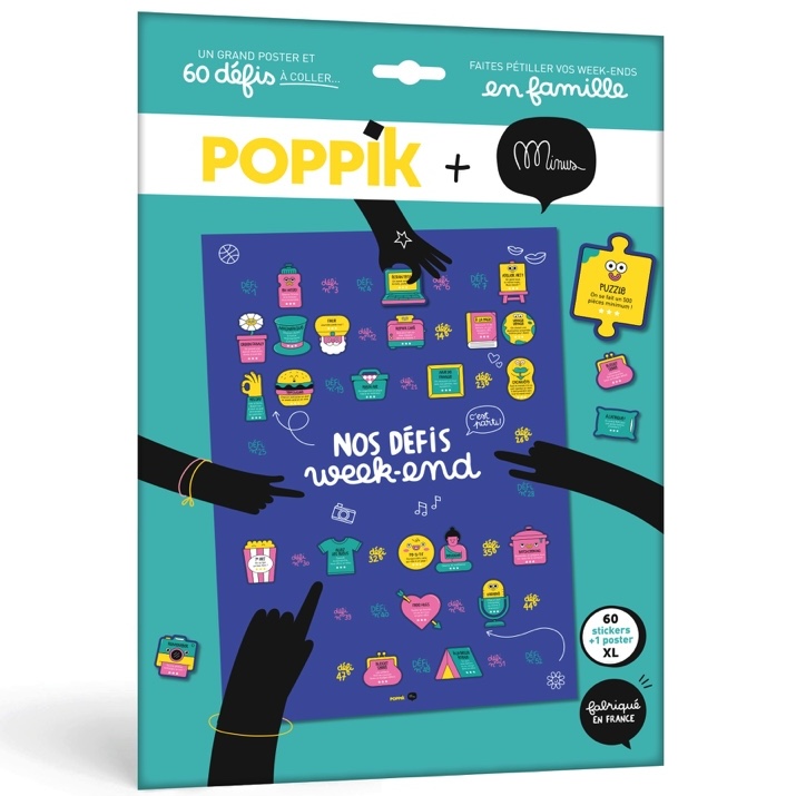Poster familial + 60 stickers LES WEEK-ENDS (tous âges) – Image 2