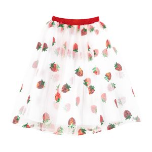 Le jupon long – Fraise
