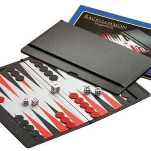 Backgammon de poche - Etui portefeuille