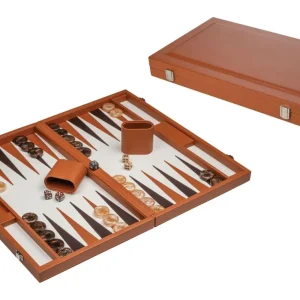 Backgammon style Cuir - GM - Caramel