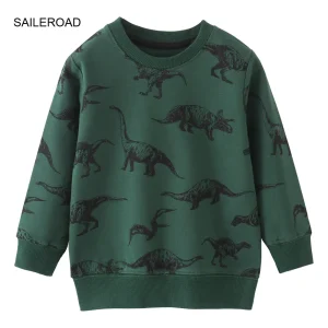 Sweat Dinosaure  pull motif pour enfants