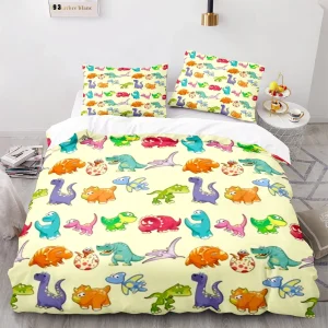 Housse de couette dinosaure pour les tout petits