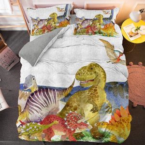 Housse de couette dinosaure T-Rex pour ado
