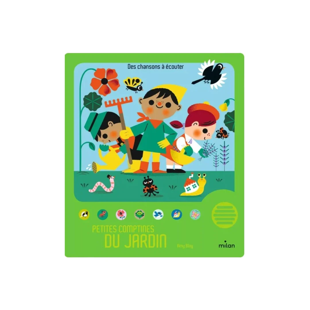 Livre à écouter - Comptines du jardin