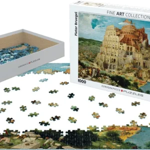Puzzle Eurographics - 1000 p - La Tour de Babel - Pieter Bruegel