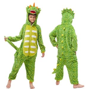 Pyjama Dinosaure  Combinaison Vert Clair