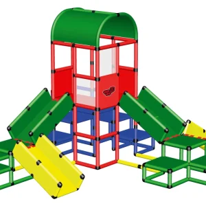 Mega Spielturm mit Krabbelbrücken