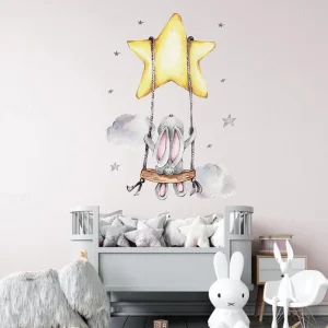 Stickers Lapin Chambre Bébé