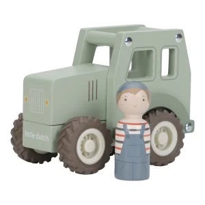 Jouet en bois - Tracteur avec figurine