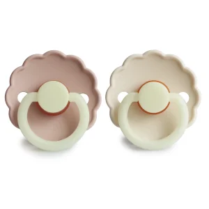 Tétines DAISY NIGHT- Crème/Blush